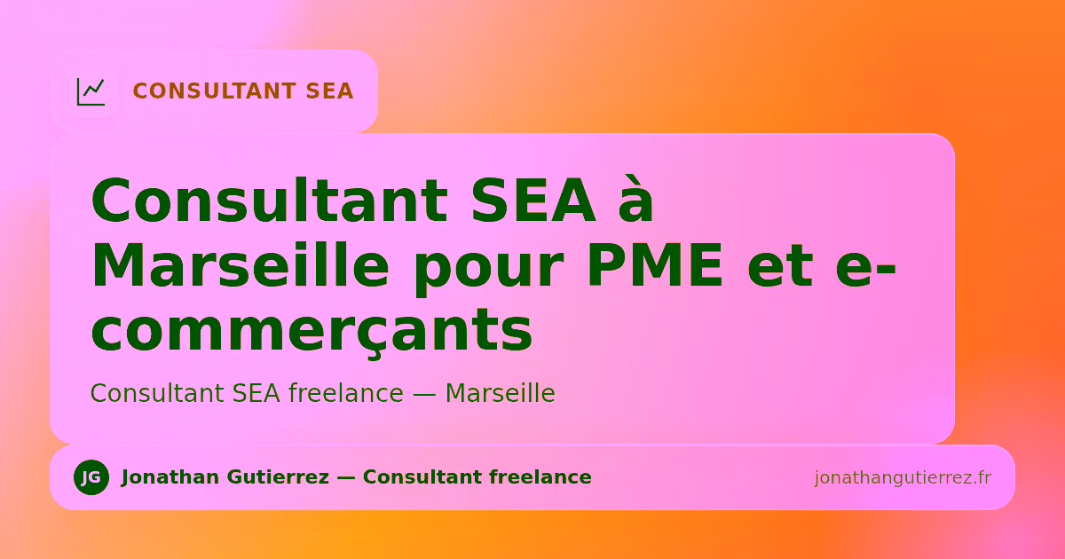 Illustration – Consultant SEA à Marseille pour PME et e-commerçants