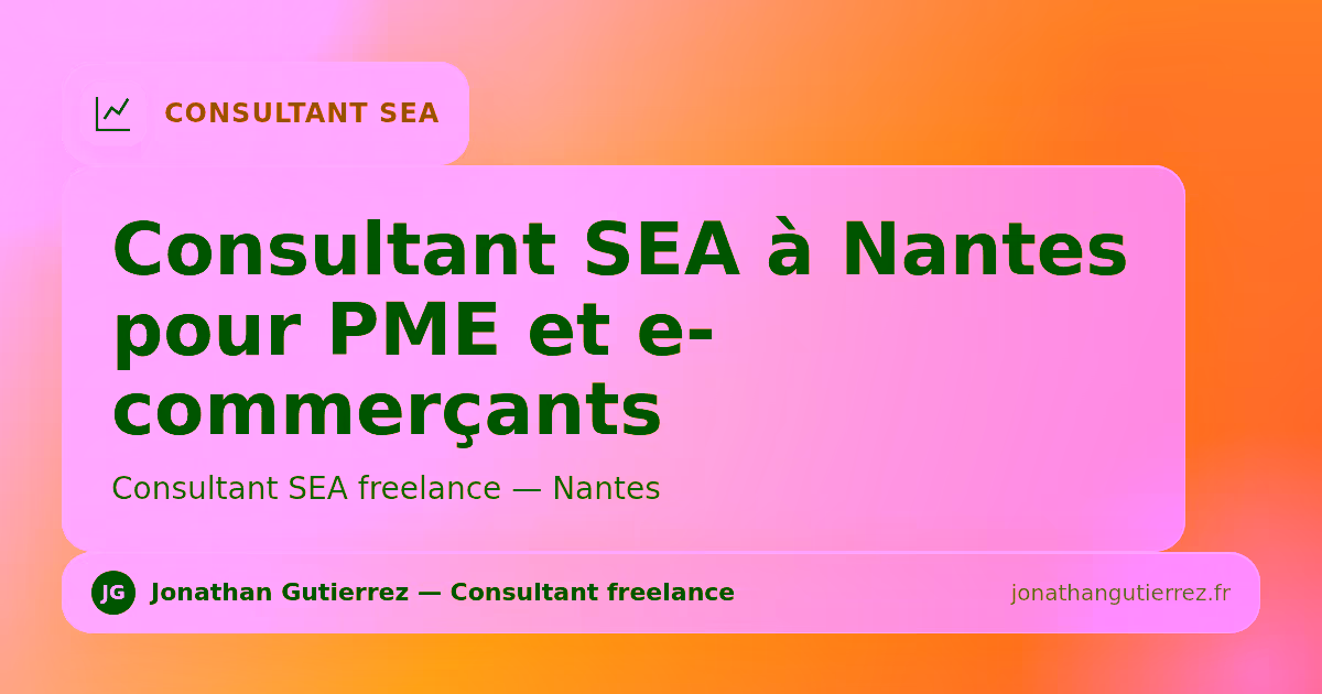 Illustration – Consultant SEA à Nantes pour PME et e-commerçants