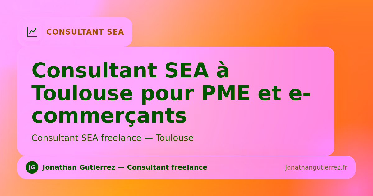 Illustration – Consultant SEA à Toulouse pour PME et e-commerçants
