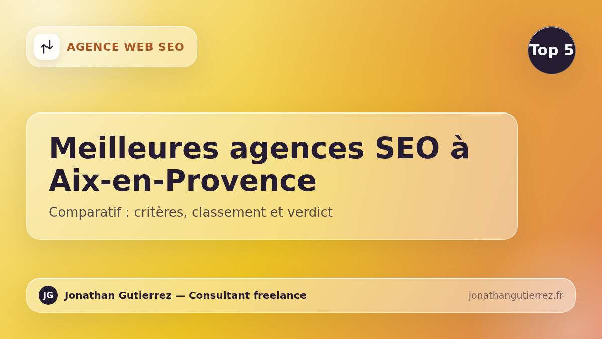 Meilleures agences SEO à Aix-en-Provence